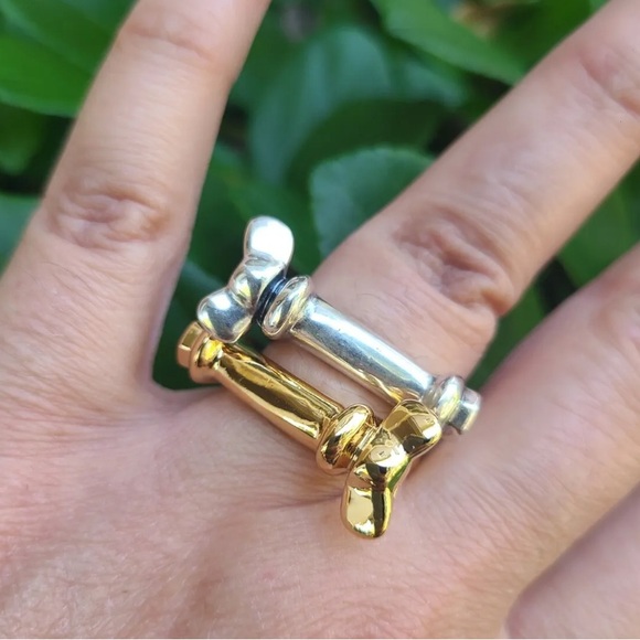 REWARD - Uno De 50 Ring - Gold plated - Various Sizes - Picture 11 of 13